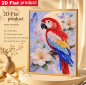 Preview: Diamond Painting Perlen Papagei
